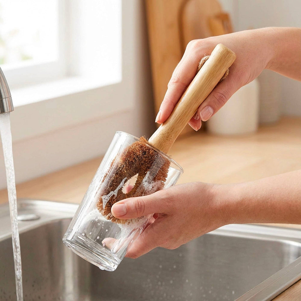 Bamboo Bottle Cleaning Brush | Scrubber Bestseller