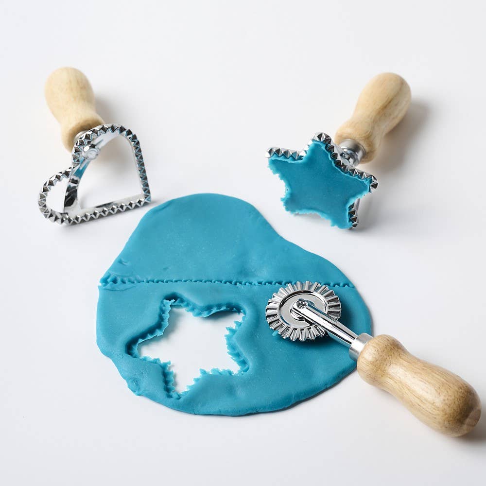 Eco-Dough Cookie Cutters - 12 Assorted, Plastic-Free Tools