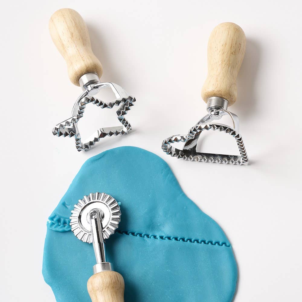 Eco-Dough Cookie Cutters - 12 Assorted, Plastic-Free Tools