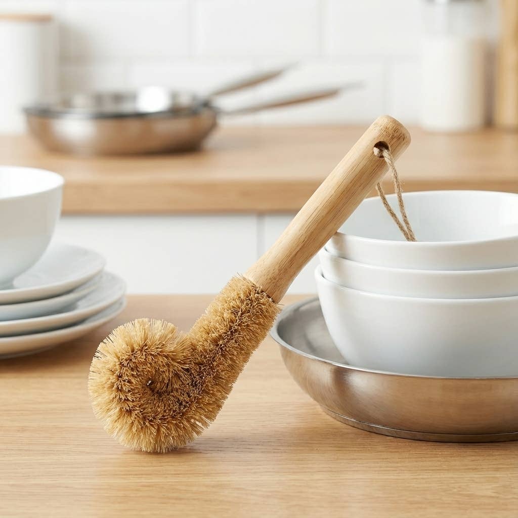 Bamboo Bottle Cleaning Brush | Scrubber Bestseller
