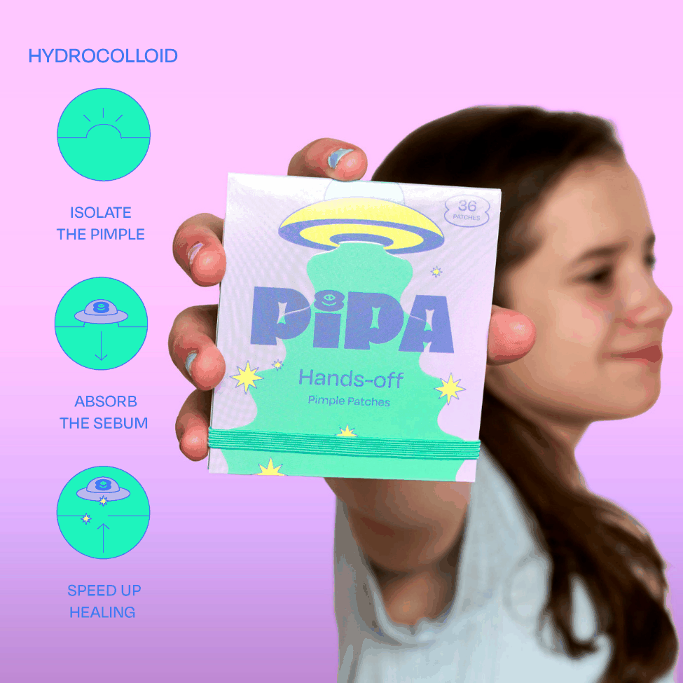 Hands-Off Hydrocolloid Pimple Patches