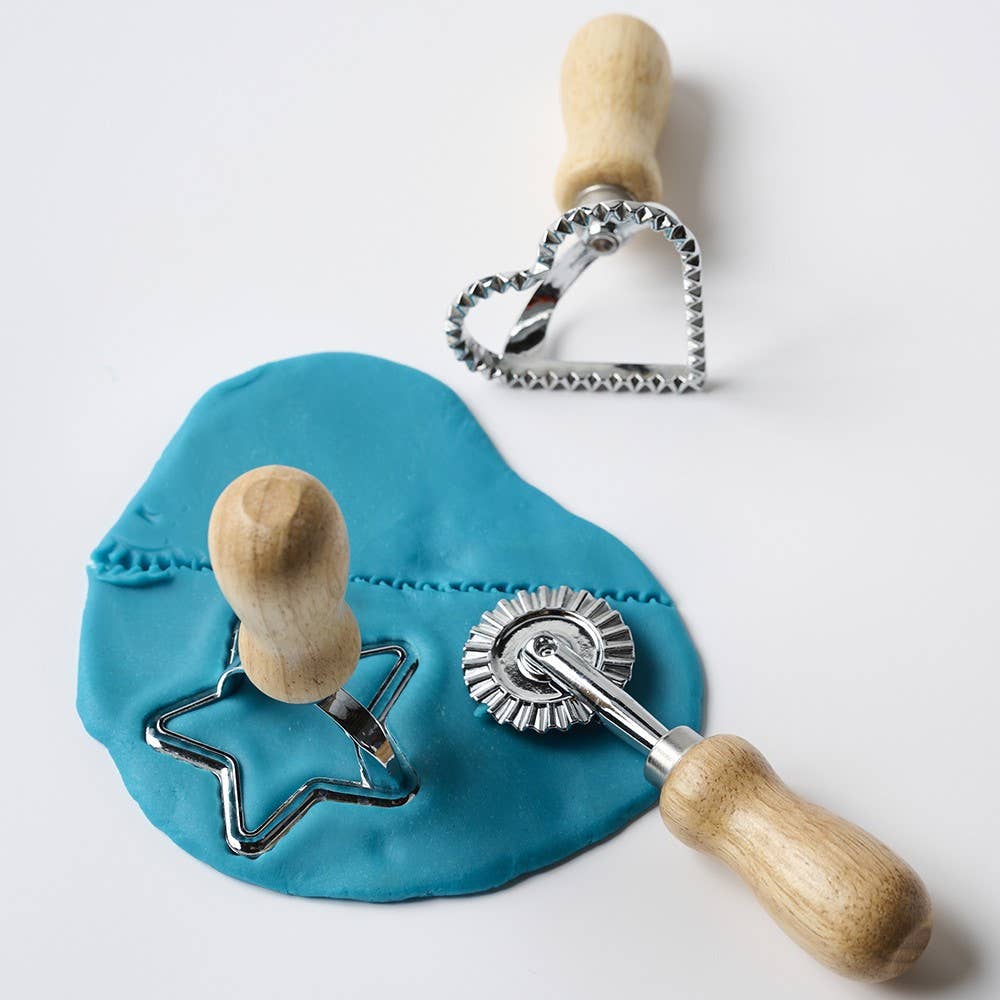 Eco-Dough Cookie Cutters - 12 Assorted, Plastic-Free Tools