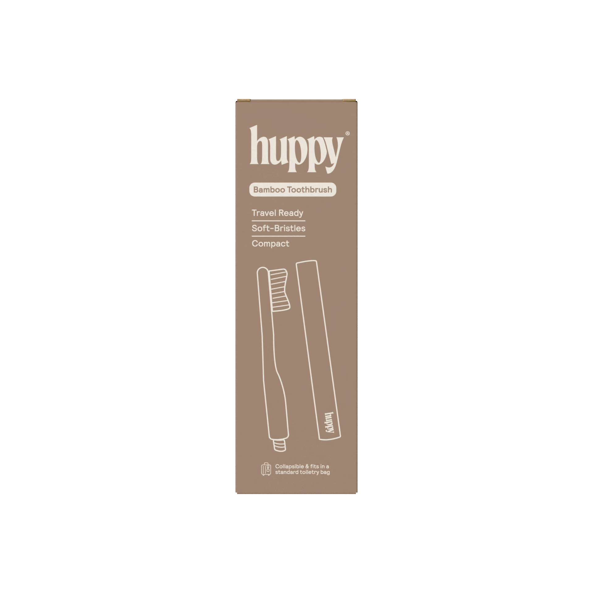 Bamboo Collapsible Travel Toothbrush