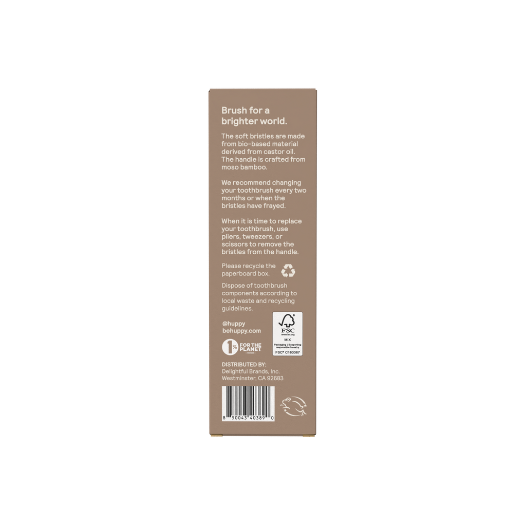 Bamboo Collapsible Travel Toothbrush