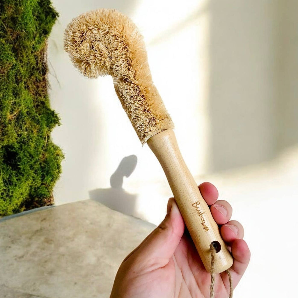 Bamboo Glassware Scrub Brush | Kitchen Cleaning Bestseller