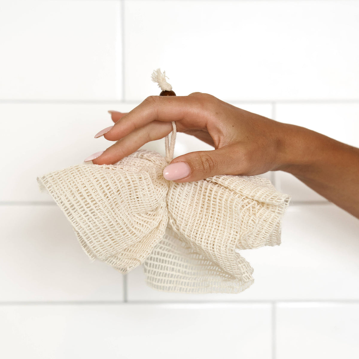 Shower Pouf | Ramie Exfoliating Sponge | Wellness Bestseller