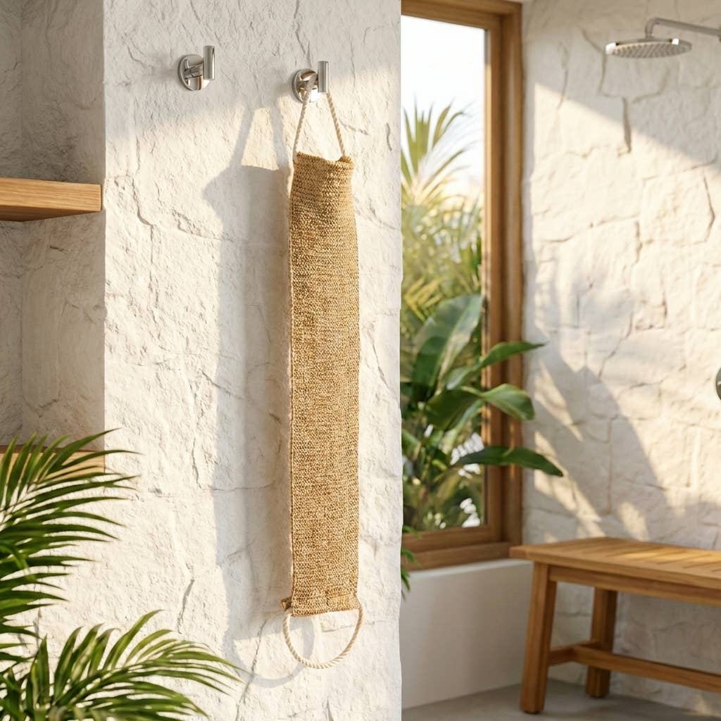 Sisal Linen Back Exfoliating Strap | Wellness Bestseller
