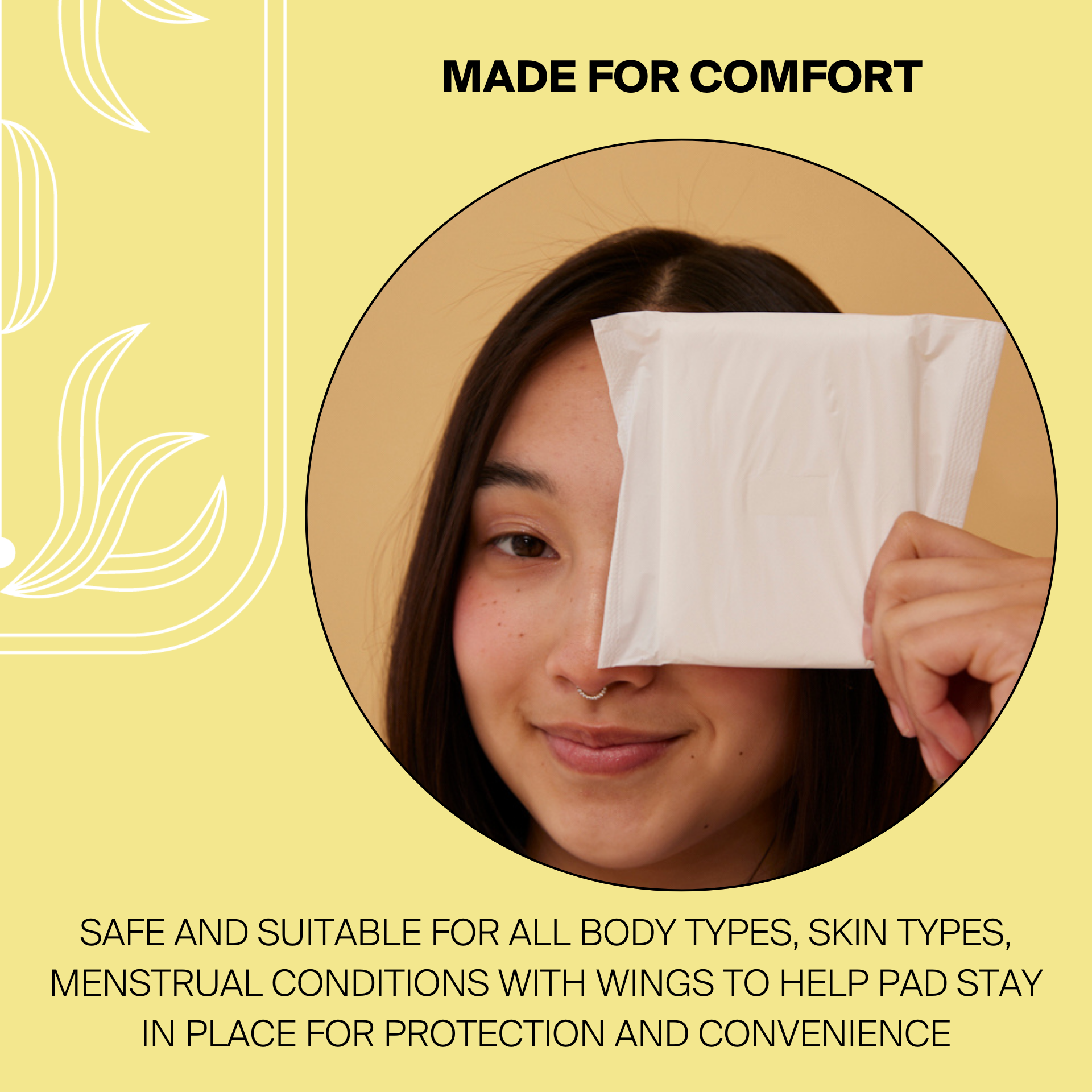 Night Organic Biodegradable Hemp Fiber Long Pads  (10 ct)
