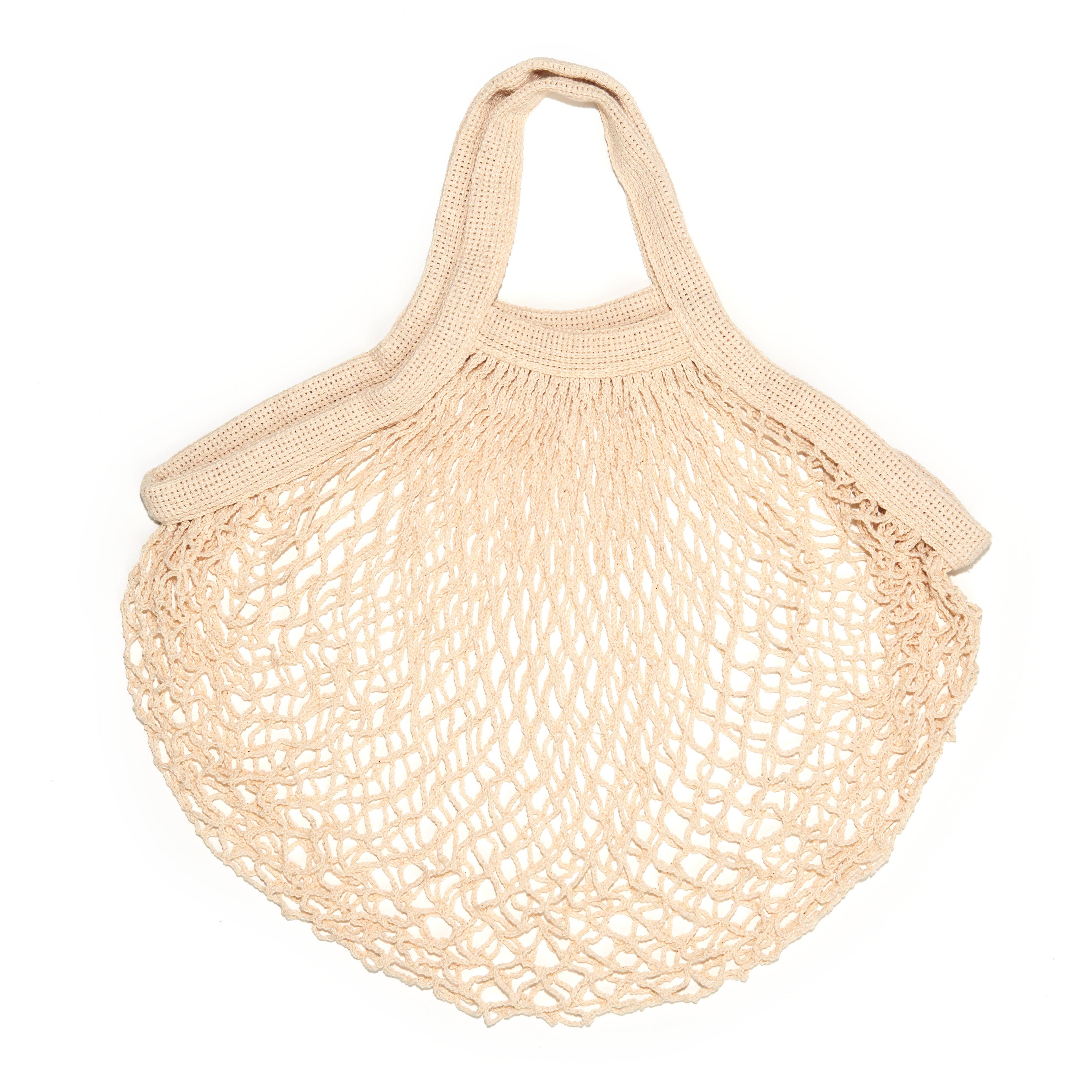 Cotton Netted Mesh Shopping Bag (Plastic Free, Unbranded)
