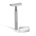 Metal Safety Razor, Unisex (With 5 Platinum Coated Blades)