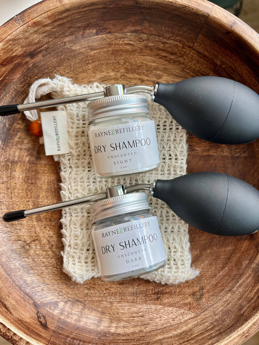 Non-Aerosol Dry Shampoo - Refillable Eco-Friendly Hair Refresher