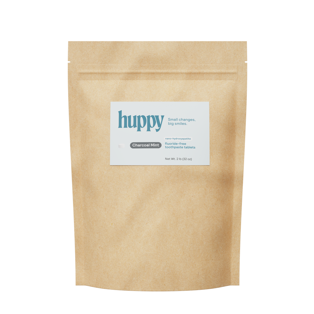 Fluoride-Free Toothpaste Tablets - Charcoal Mint