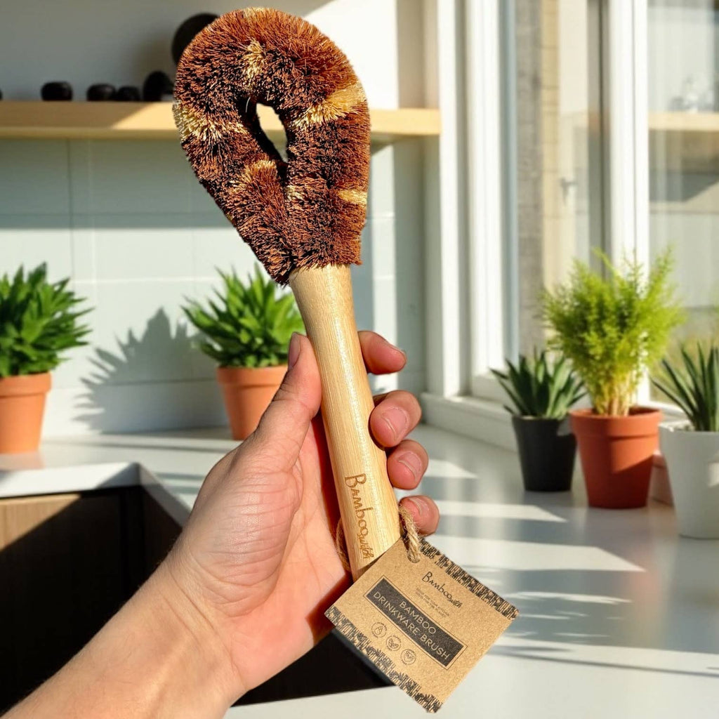 Bamboo Bottle Cleaning Brush | Scrubber Bestseller