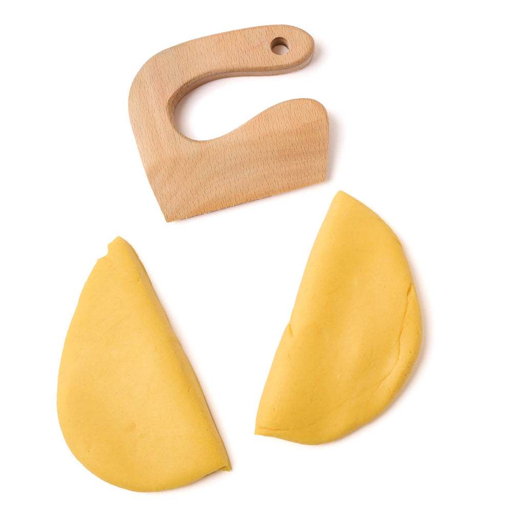 Eco-Dough Wooden Tools - 12 Assorted, All-Natural, Kid-Safe