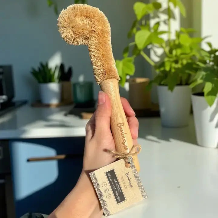 Bamboo Glassware Scrub Brush | Kitchen Cleaning Bestseller