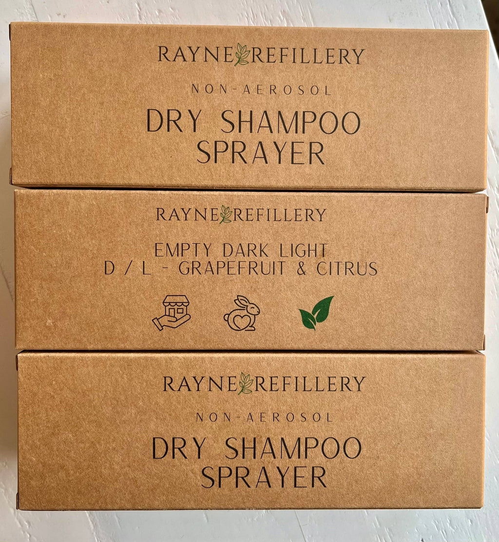 Non-Aerosol Dry Shampoo - Refillable Eco-Friendly Hair Refresher