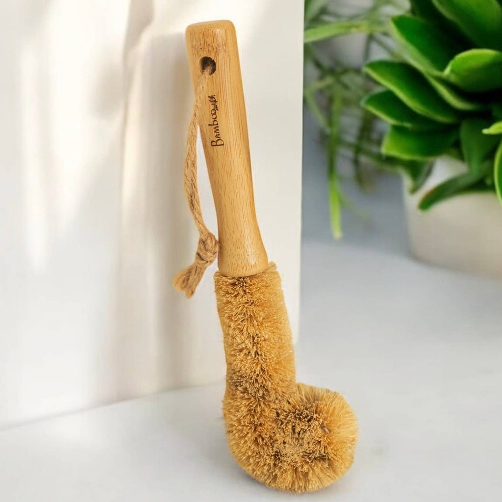 Bamboo Glassware Scrub Brush | Kitchen Cleaning Bestseller