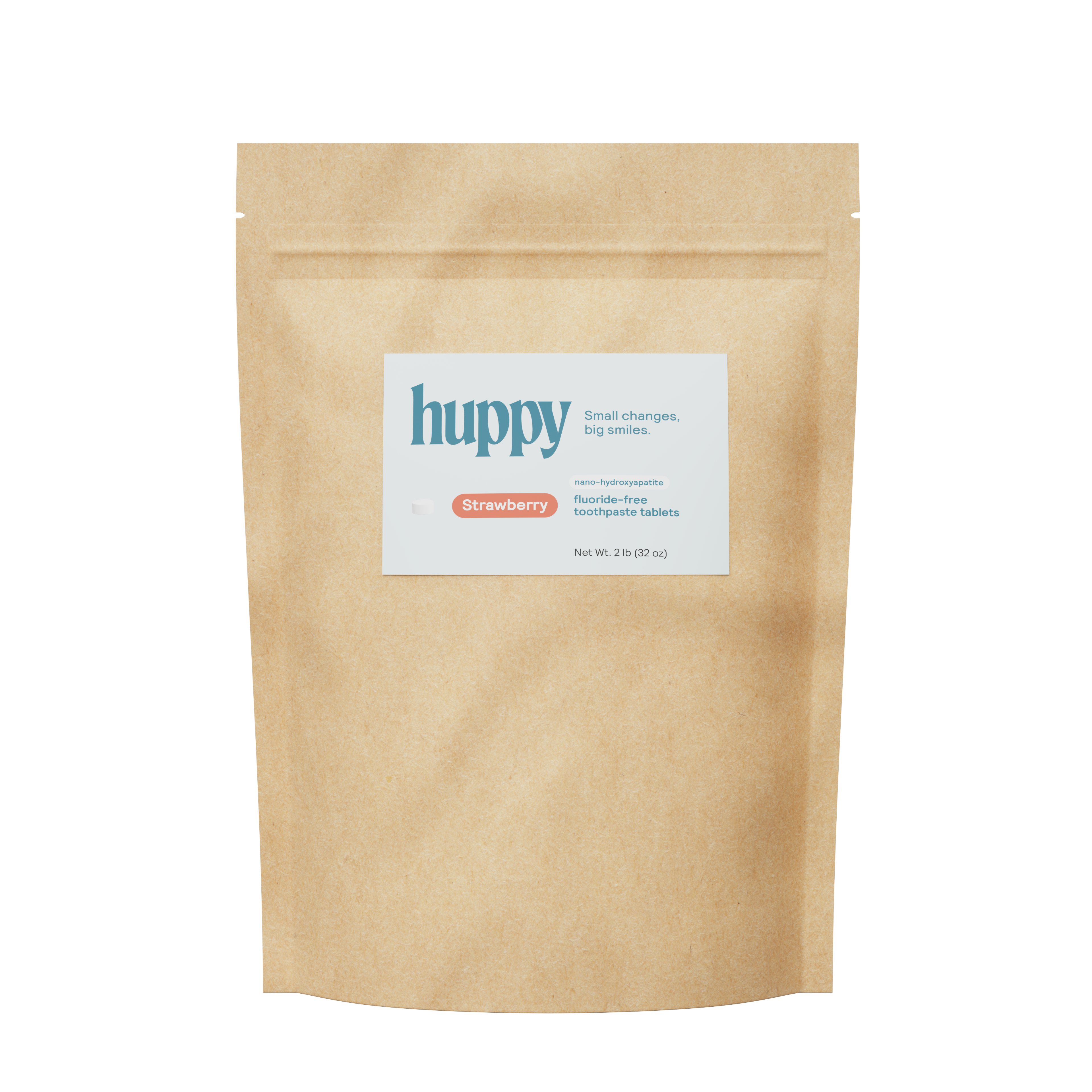 Fluoride-Free Toothpaste Tablets - Strawberry