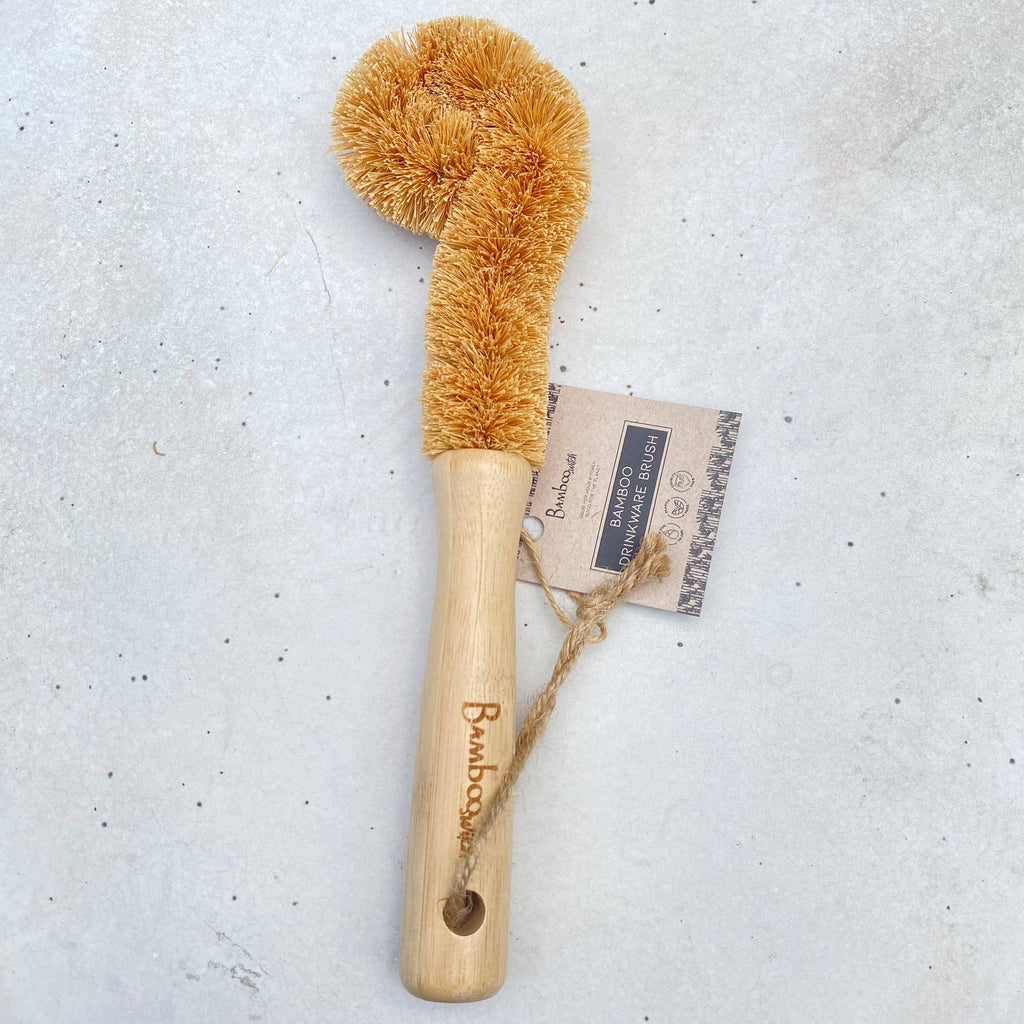 Bamboo Glassware Scrub Brush | Kitchen Cleaning Bestseller