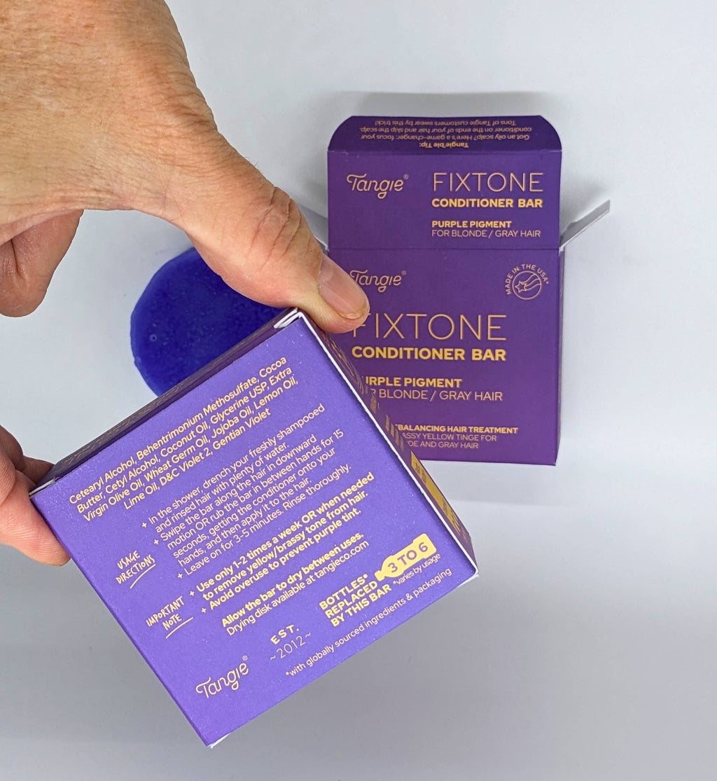 Tangie Purple Conditioner Bar – Tone-Correcting, Natural
