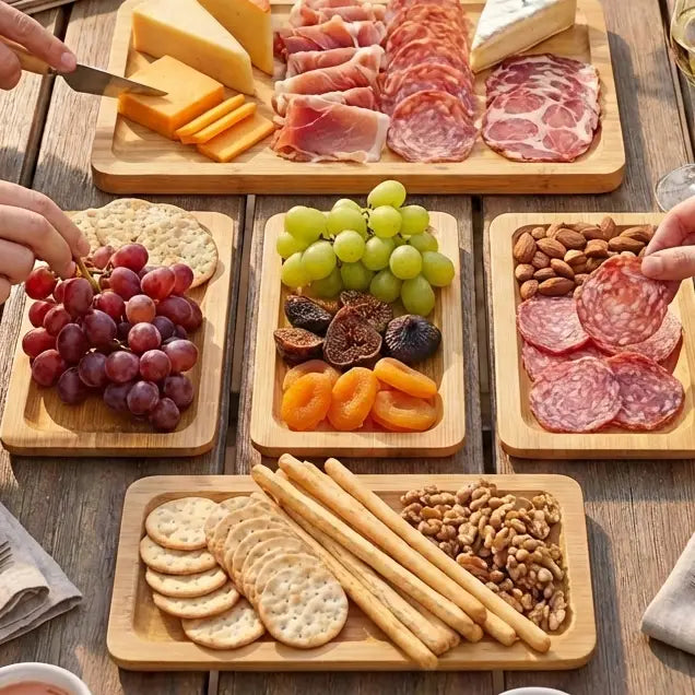Bamboo Plate Set
