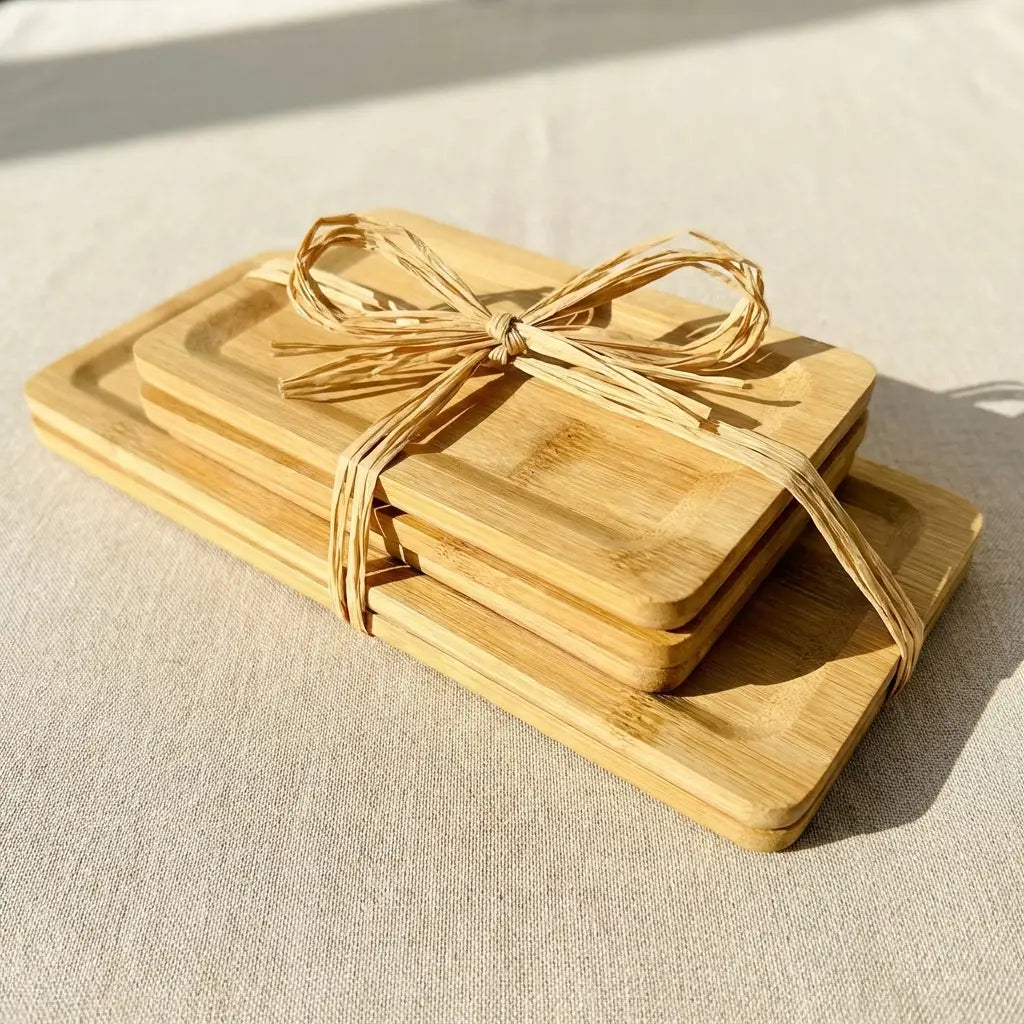 Bamboo Plate Set