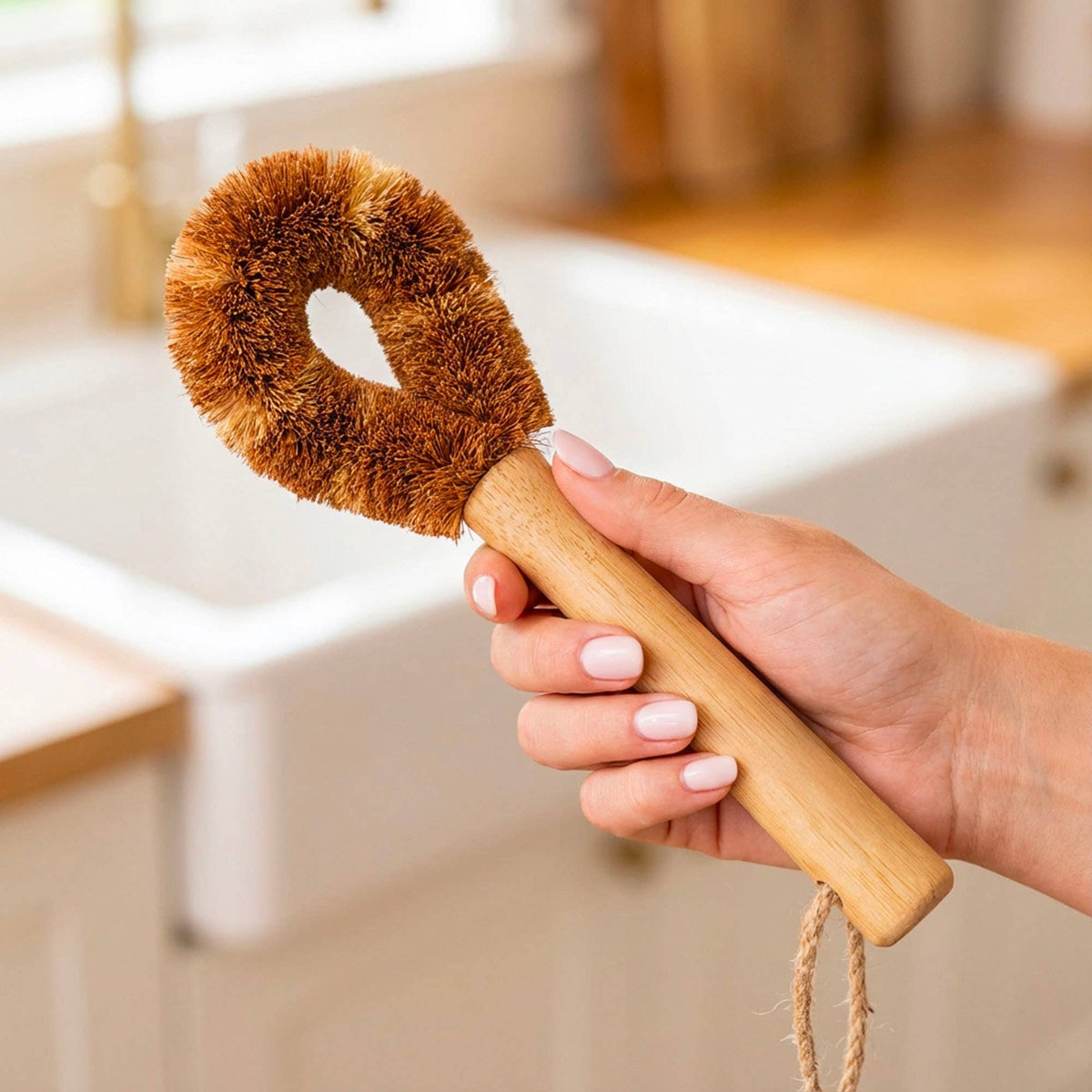 Bamboo Bottle Cleaning Brush | Scrubber Bestseller