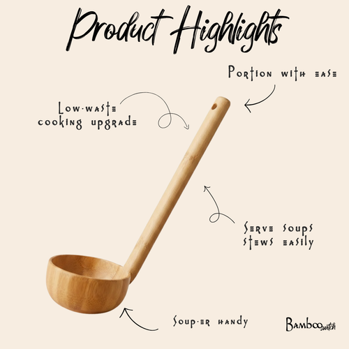 Bamboo Soup Ladle | Kitchen Bestseller