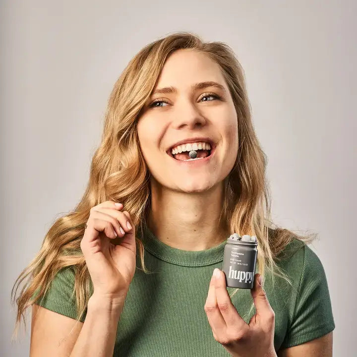 Fluoride-Free Toothpaste Tablets - Charcoal Mint