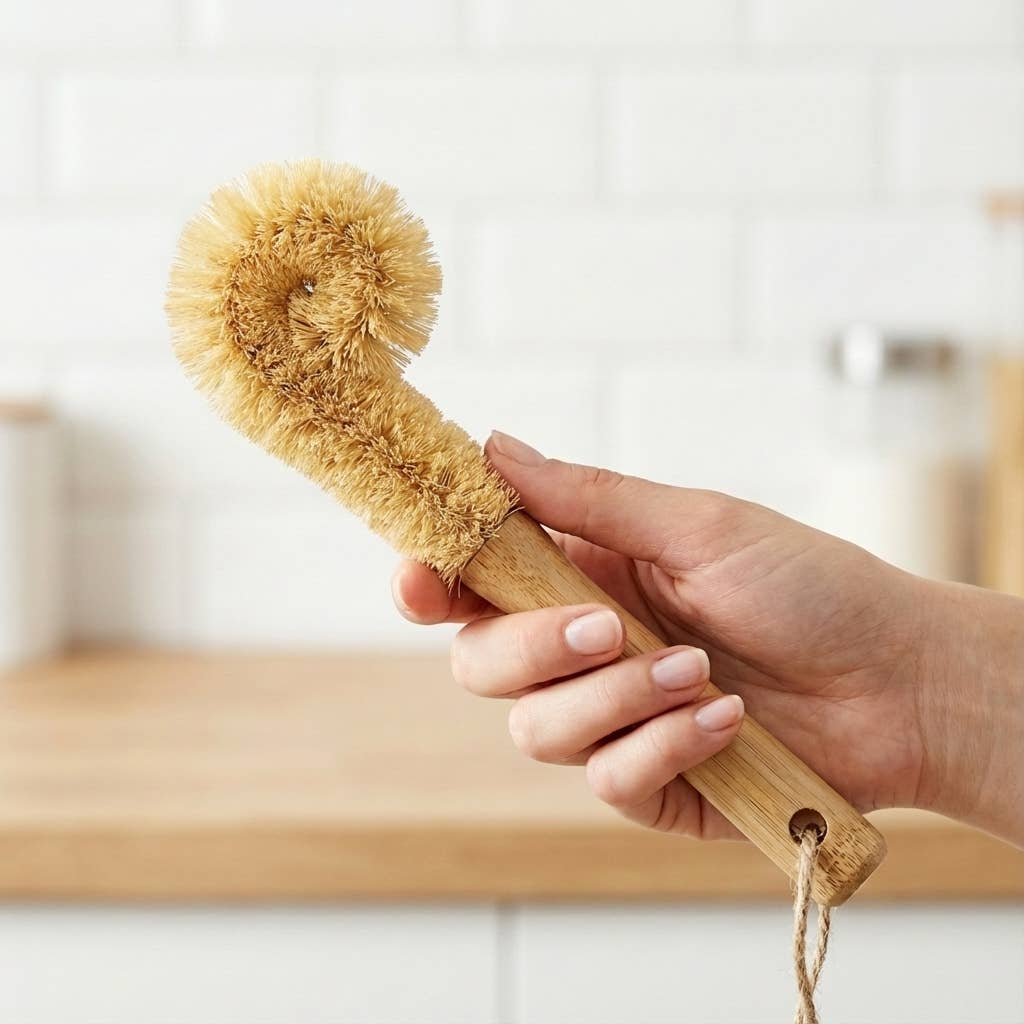 Bamboo Bottle Cleaning Brush | Scrubber Bestseller