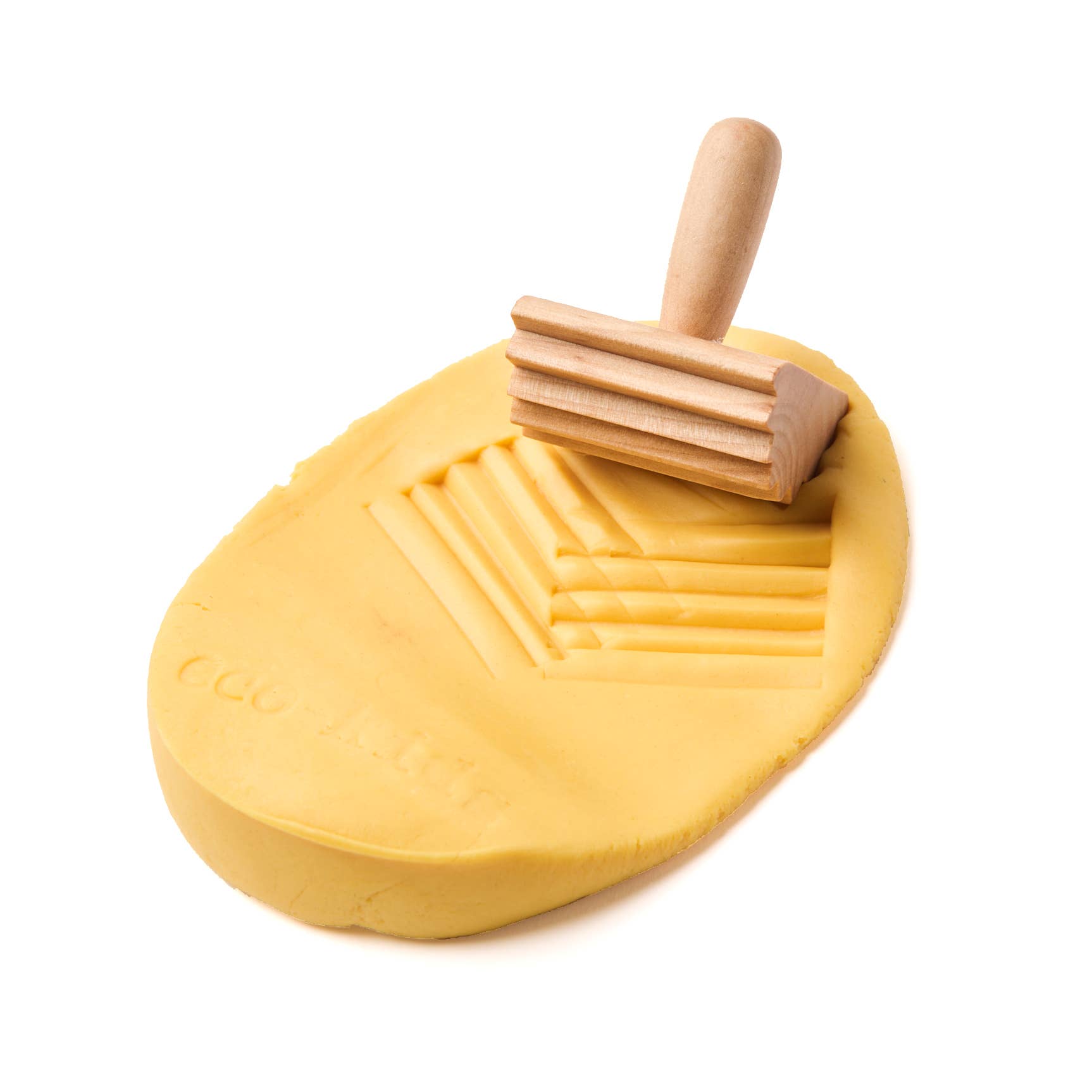 Eco-Dough Wooden Tools - 12 Assorted, All-Natural, Kid-Safe