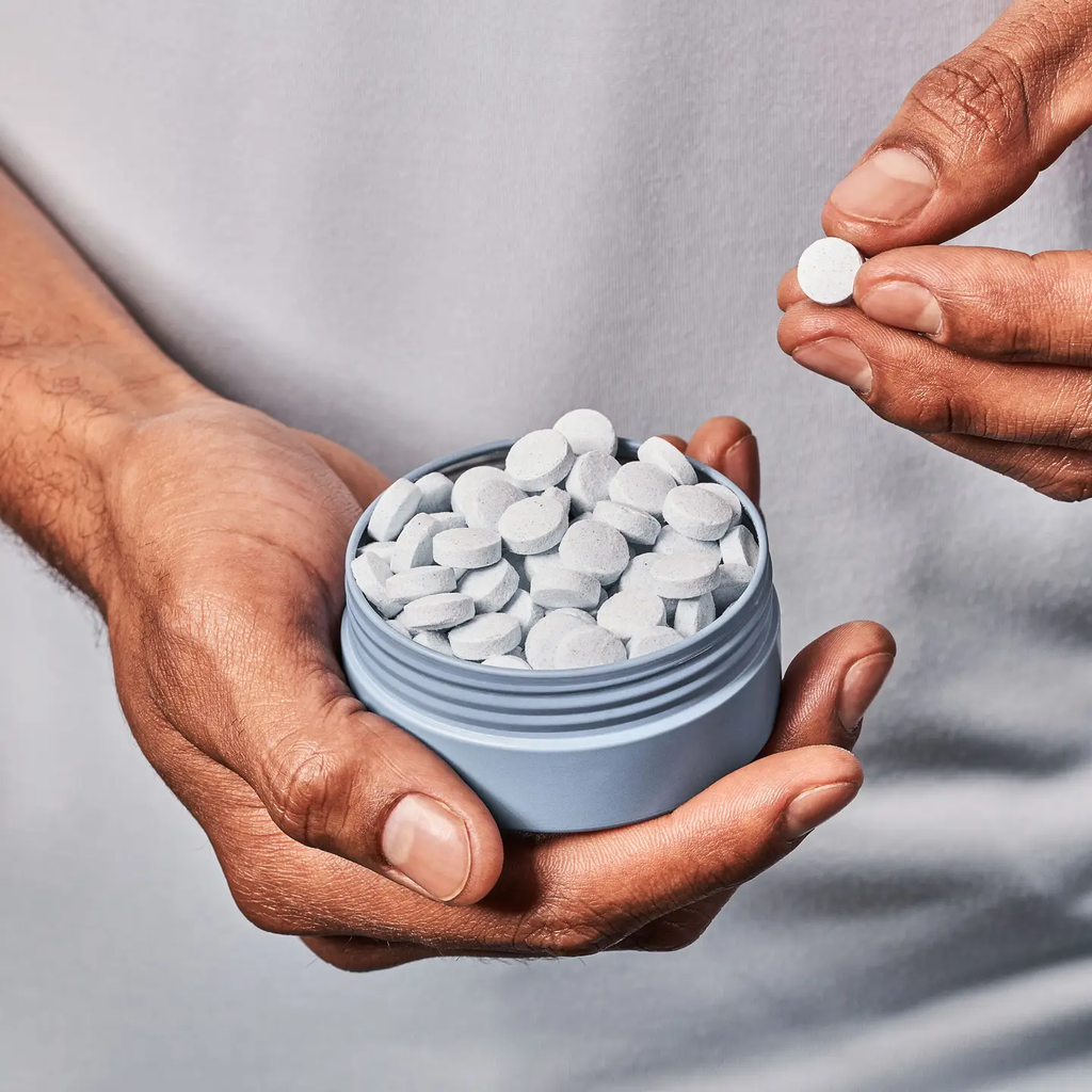 Alcohol-Free Cool Mint & Fluoride-Free Mouthwash Tablets
