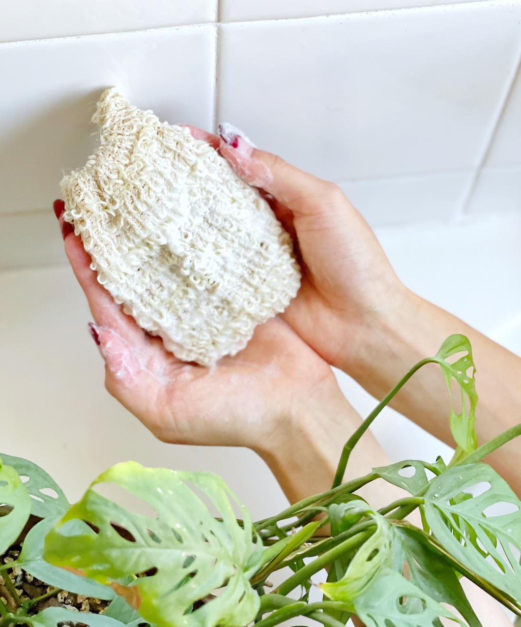 Sisal Soap Saver and Exfoliating Pouch