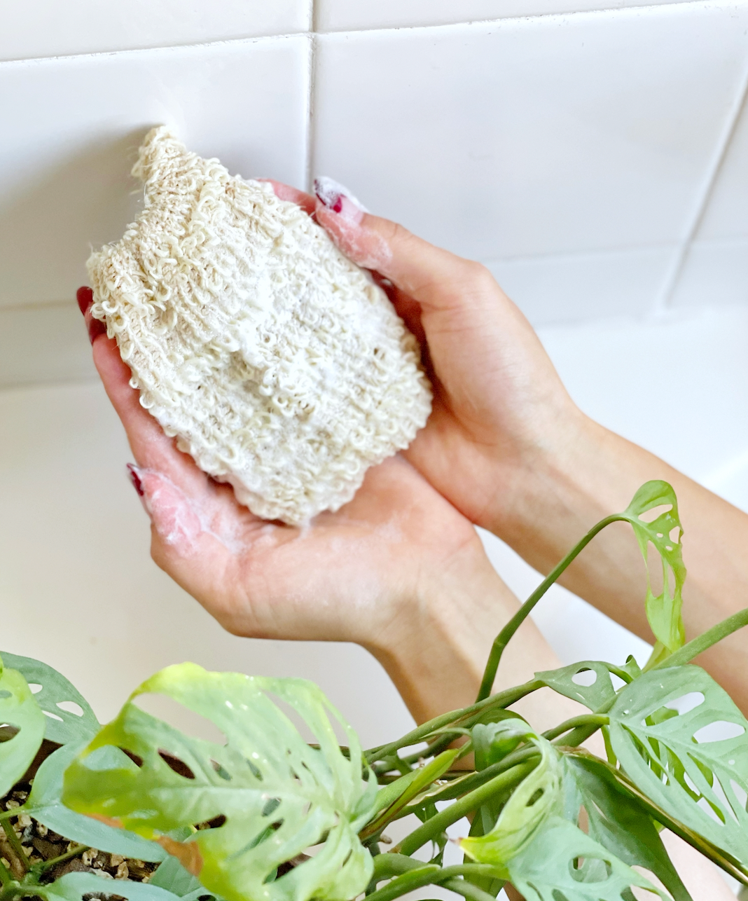 Sisal Soap Saver and Exfoliating Pouch